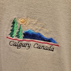 Calgary,CA embroidered T-shirt